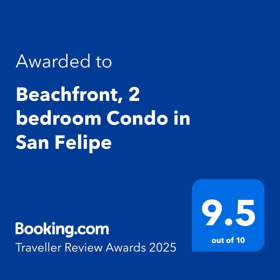 Beachfront, 2 Bedroom Condo In San Felipe 산 펠리페 외부 사진